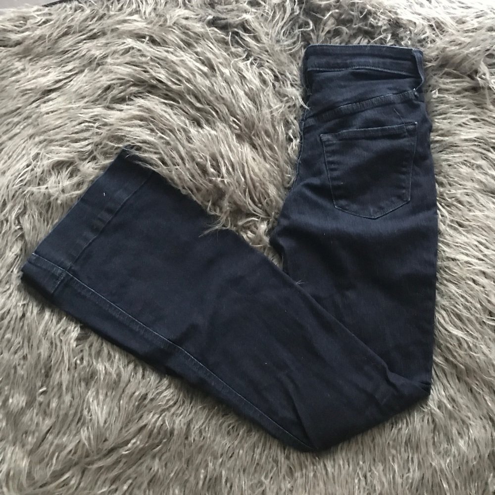 Dark High Rise Flare Jeans!